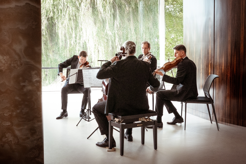 Das Bennewitz-Quartett spielte in der Villa Tugendhat